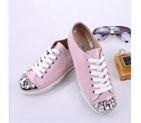 2016 Miu Miu women shoes in Patent leather with diamond BMS0093