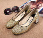 2016 Miu Miu women shoes with Diamond 4.5CM BMS0107