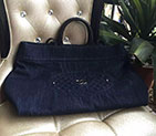 2016 New Chanel Shoulder Shopping Bag Original denim  A6539 A6539