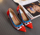 2016 New Fendi women shoes in Calfskin leather with Heel Height 4.5cm FSW0042