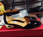 2016 New Valentino women Sandals shoes in Calfskin leather VN0302