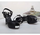 2016 New Valentino women Sandals shoes in Calfskin leather with Heel Height 10cm VN0300