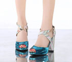 2016 New Valentino women Sandals shoes with Heel Height 9.5cm VN0275