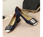 2016 Prada Patent leather shoes Heel Height 4cm PSW0149