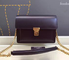 2016 SAINT LAURENT High School shoulder bag 611050528 Black 611050528
