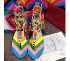 2016 Valentino women Flats Sandals VN0232