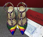 2016 Valentino women high-heeled Sandals 9.5cm VN0235