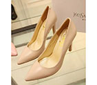 2016 Yves Saint Laurent high-heeled shoes in Calfskin leather Heel Height 9cm YSLWS0041
