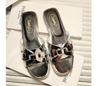2016 Yves Saint Laurent women Flats Slippers in Patent leather YSLWS0028
