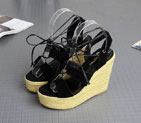 2016 Yves Saint Laurent women Sandals wedge heel 13cm YSLWS0039