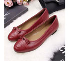 2016 chanle flat shoes in Cowhide leather CHW0913