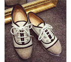2016 chanle shoes in denim CHW0924
