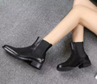 2016 chanle women Boot in Calfskin leather CHW1173