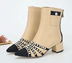 2016 chanle women Boots  in Calfskin leather