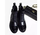 2016 chanle women Boots in Calfskin leather