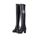 2016 chanle women Boots in Calfskin leather