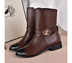 2016 chanle women Boots in Calfskin leather