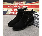 2016 chanle women Boots in Nubuck Leather