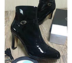 2016 chanle women Boots in Patent leather