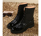 2016 chanle women Boots in Patent leather