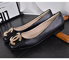 2016 chanle women shoes in Calfskin leather CHW1156