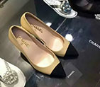 2016 chanle women shoes in Sheepskin Leather Heel Height 8.5cm CHW1168