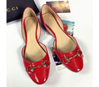 2016 gucci Flats shoes in Paint leather GWS215