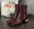 2016 gucci women Boots in Calfskin Leather