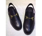 2016 gucci women Sandals shoes in Calfskin leather GWS176