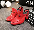 2016 gucci women shoes in Calfskin leather Heel Height 9cm GWS273