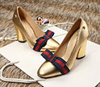 2016 gucci women shoes in Calfskin leather Heel Height 9cm GWS279