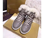 2016 gucci women sneakers shoes in Calfskin leather GWS383