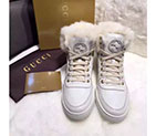 2016 gucci women sneakers shoes in Calfskin leather GWS385