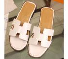 2016 hermes classic women Flat Slippers in Patent leather HWS094