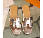 2016 hermes classic women Flats Slippers in Calfskin leather HWS098