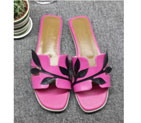 2016 hermes new arrivals women Slippers in Calfskin leather