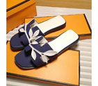 2016 hermes new arrivals women Slippers in Calfskin leather