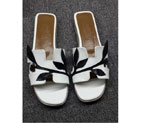2016 hermes new arrivals women Slippers in Calfskin leather