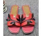 2016 hermes new arrivals women Slippers in Calfskin leather