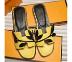 2016 hermes new arrivals women Slippers in Calfskin leather