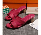 2016 hermes new arrivals women Slippers in Calfskin leather