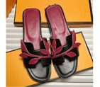 2016 hermes new arrivals women Slippers in Calfskin leather
