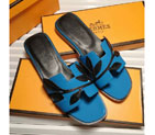 2016 hermes new arrivals women Slippers in Calfskin leather