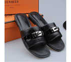 2016 hermes women Slippers in Calfskin leather