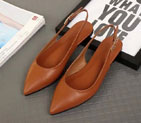 2016 hermes women Slippers in Calfskin leather