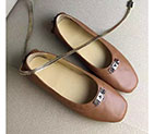 2016 hermes women shoes in Calfskin leather