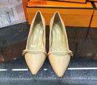2016 hermes women shoes in calfskin leather 5CM
