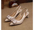 2016 new arrivals Ferragamo shoes in Calfskin leather Heel Height 5.5cm LFWS0127