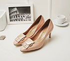 2016 new arrivals Ferragamo shoes in Calfskin leather Heel Height 7cm LFWS0121