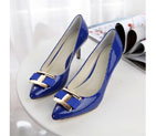 2016 new arrivals Ferragamo shoes in Paint leather LFWS0103